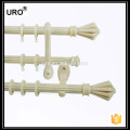 fashion durable triple curtain rods